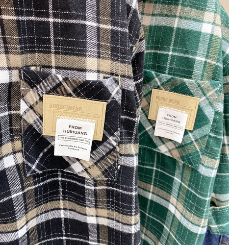 Boys' long-sleeved shirts, spring and autumn children's clothing, 2024 new style, medium and large boys' spring casual plaid shirts, Korean version trendy