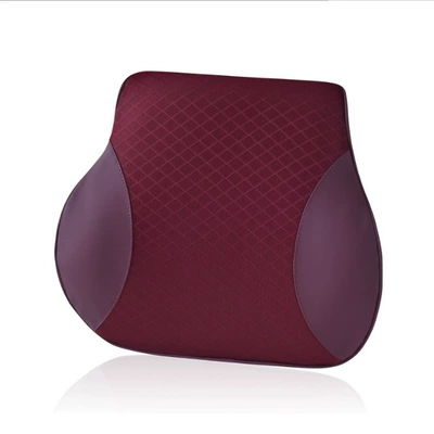 Headrest, pillow pillow car pillow car - black-and-red-1-piece-of-mesh-waistrest