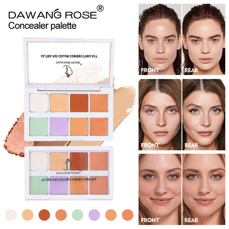 All-in-One-Make-up-Palette: Highlighter, Kontur, Concealer – für strahlende Haut. Kosmetik, Schönheit, Gesundheit._voghion.com