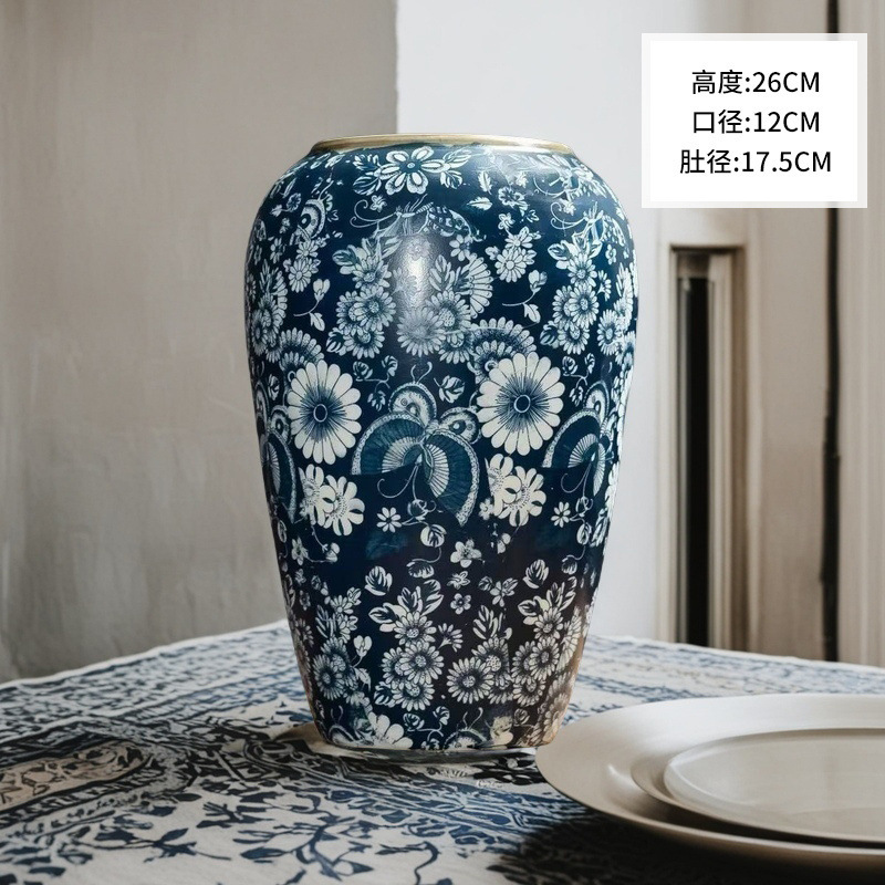 Mariposa azul de 27 cm