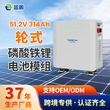 轮式51.2V314Ah家庭发电光伏储能太阳能磷酸铁锂电池lifepo4厂家