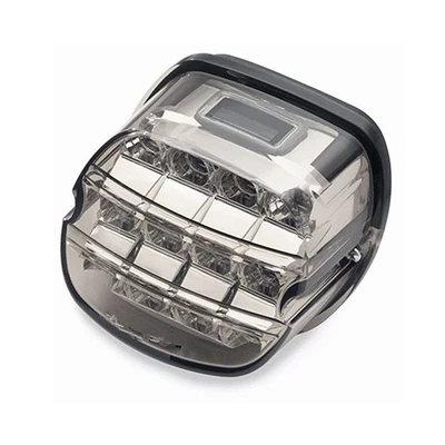 Suitable for Harley-Davidson Motorcycle Tail light - black-shell-transparent-cover