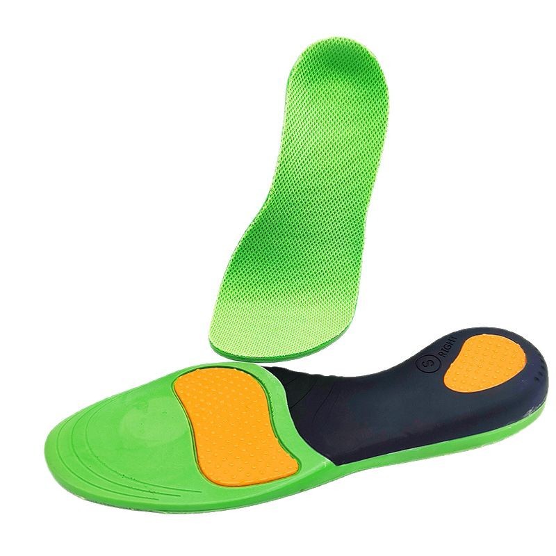 Almohadilla para arco infantil plantilla de corrección de pie plano OX pierna dentro y fuera de ocho palabras PU pie dentro y fuera de la plantilla de soporte de arco