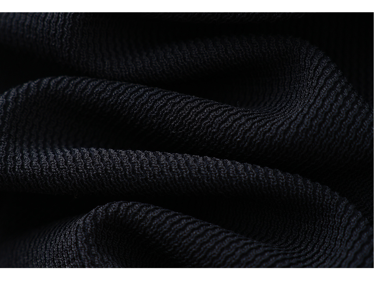 Áo thun dệt kim tay ngắn cổ tròn chất liệu Tencel siêu mịn — màu xanh navy chi tiết 24