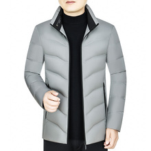 2024冬季新款羽绒服男短款轻薄加厚防寒外套中青年男士休闲鸭绒服