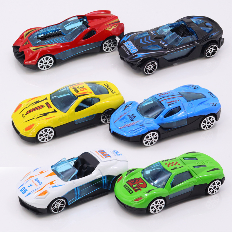 Cross-Border Die-Cast Car 1:64 Children's Alloy Car Toy Simulation Model Mini Car Pocket Car Bare Model Wholesale