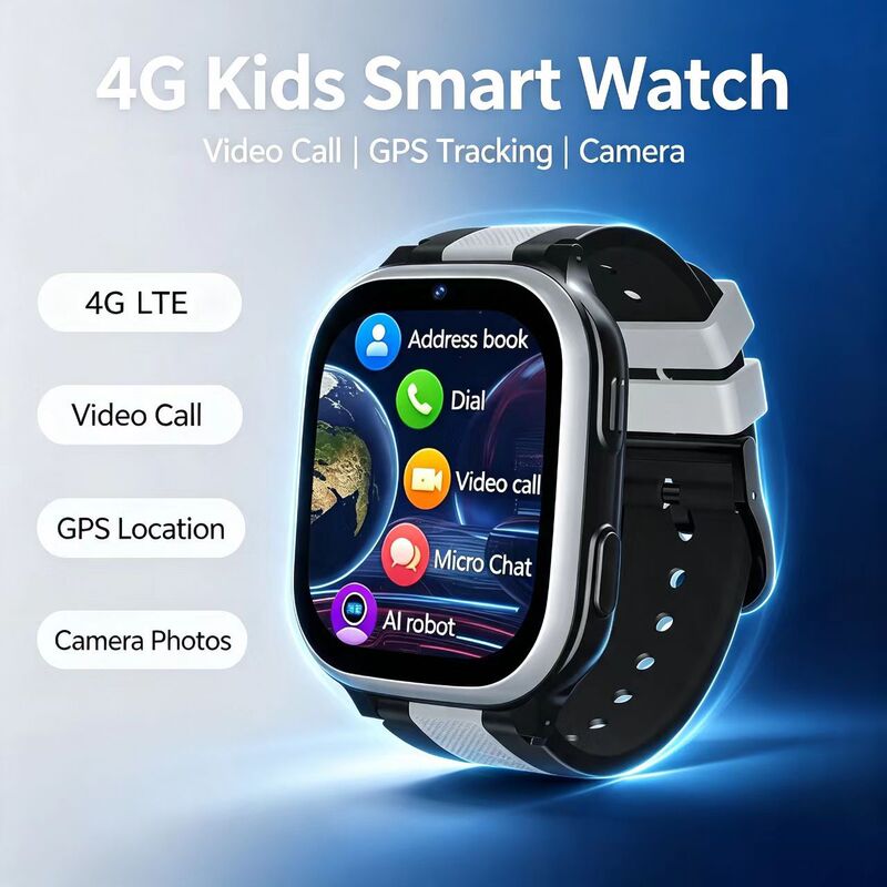Cross-border exclusive 4G smart phone watch with smart video calling, multi-location tracking, and support for multiple languages, including Google and Facebook Cross-border exclusive 4G smart phone watch with smart video calling, multi-location tracking, and support for multiple languages, including Google and Facebook