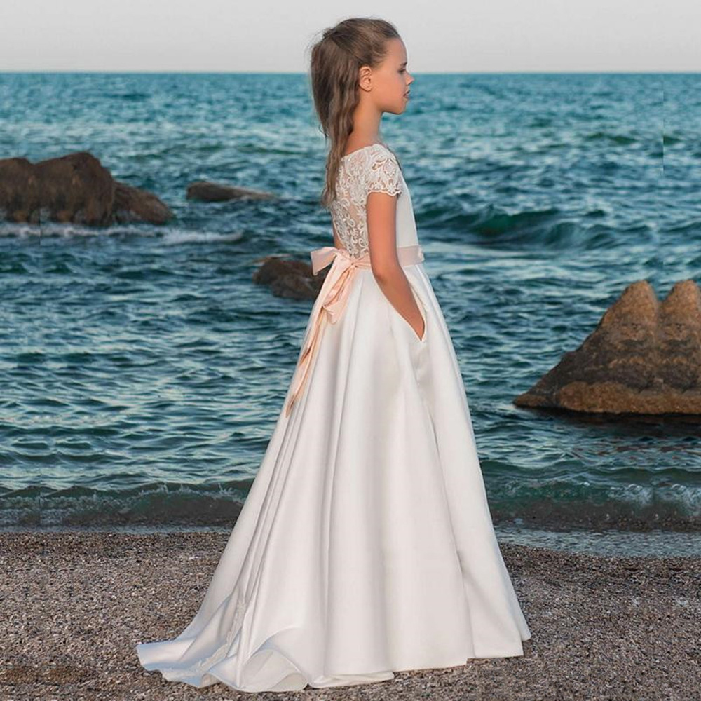 Girls' Evening Dress With Trailing Tutu Skirt For Party Wedding_voghion.com