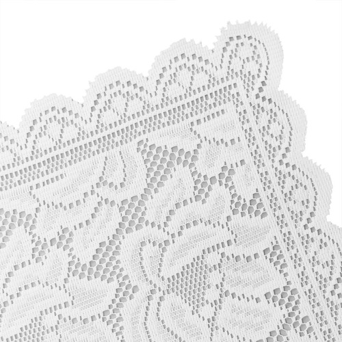 French floral lace table flag, Nordic white dining tablecloth decor, coffee table TV stand cover, decorative tablecloth cross-border