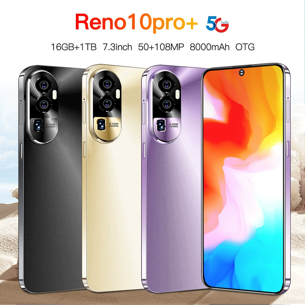 RENO10 PRO кросс-бордер горячая распродажа Android 9.0 смартфон 7,3HD+ высокое разрешение экран 2+16 всё-в-одном недорогой