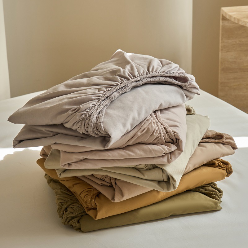 Cotton brushed single fitted sheet autumn and winter thickened all-inclusive bedspread Simmons mattress protective cover warm pure cotton bed sheet