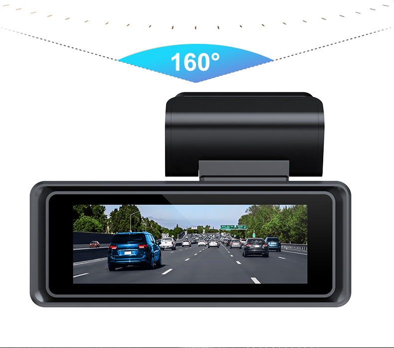 Cross-Border New Product Driving Recorder Hd 4K Front and Rear Dual Recording Mobile Phone Interconnection Gps Driving Track Car 5Gwifi