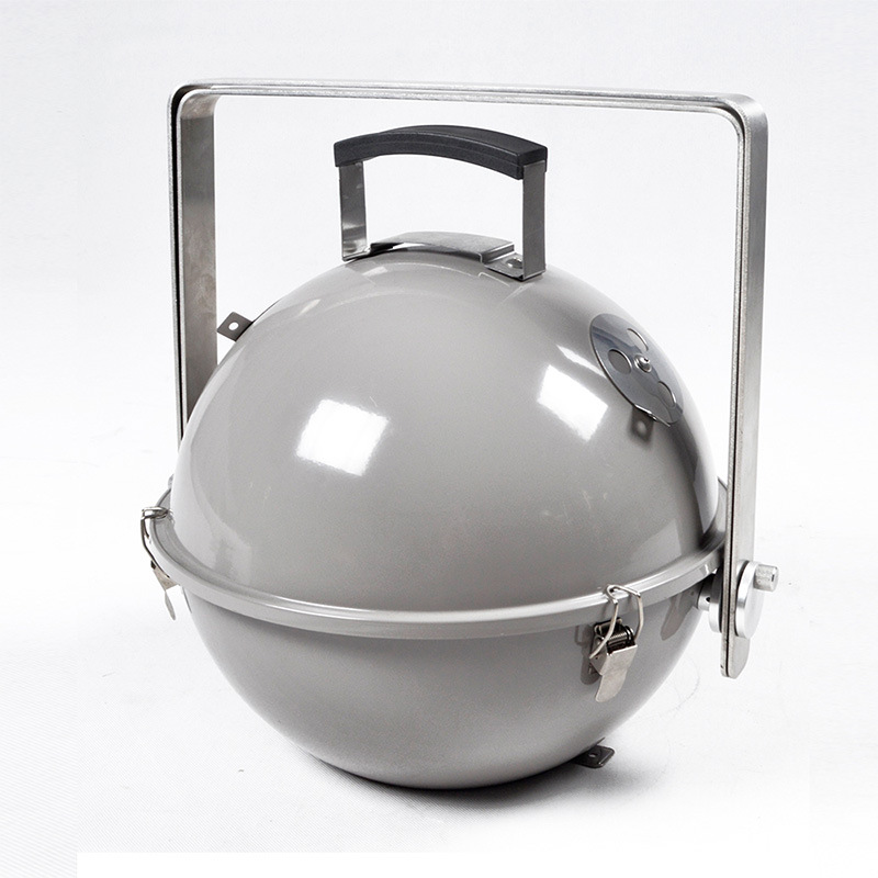 Transfronterizo al por mayor pequeño horno de barbacoa plegable horno de manzana portátil brillante horno de barbacoa redondo horno portátil al aire libre