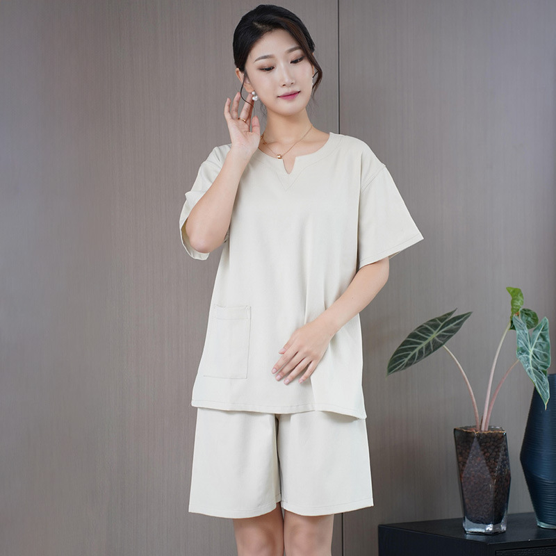 TR 4면 스트레치 살구 여성