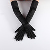 Elastic sexy velvet gloves, cosplay, halloween