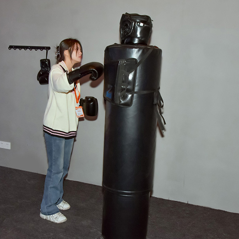 Boxeo de ventilación analógica interior multijugador deportivo digital ocio entretenimiento sala de experiencia interactiva comercial gimnasio dinámico