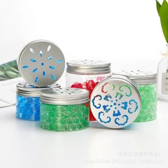 プラスチックレモングラスボトル固体芳香剤蚊よけジェルボトル PET 消臭剤 120mlg 中空アルミキャップアロマボトル
