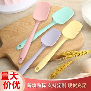 Integrated Silicone Scraper Large Macaron Scraper Cake Baking Tool Butter Cream Spatula t Shovel