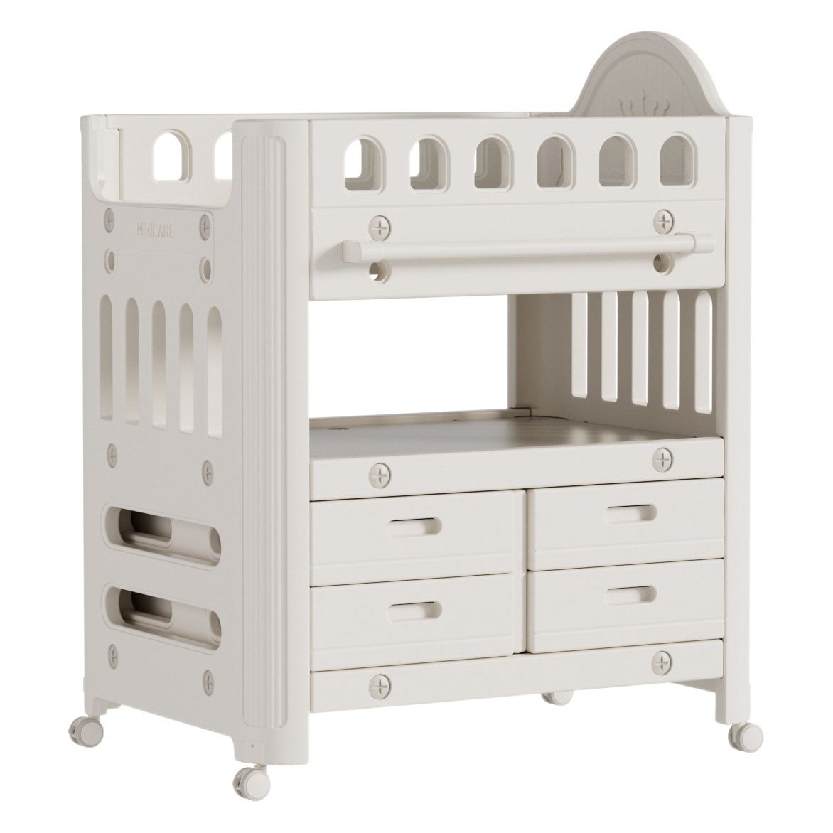 Cambiador de pañales yayakids, mesa para el cuidado del bebé, cuna multifuncional extraíble, cuna de masaje y tacto para bebés
