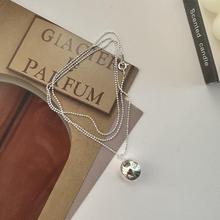 新款项链韩版小众设计感 圆球毛衣链韩系时髦INS风格简约项链女