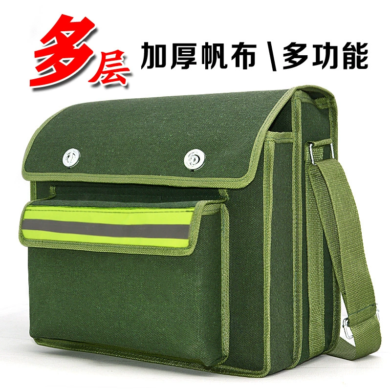 Многослойная сумка для инструментов, холщовая сумка, утолщенная деревообрабатывающая карманная сумка для строительной площадки, многофункциональная сумка для ремонта, сумка для хранения, сумка для сантехника