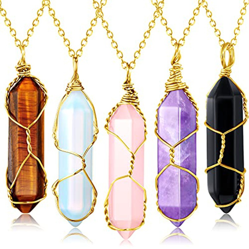 Fashion Geometric Crystal Plating Pendant Necklace 1 Piece