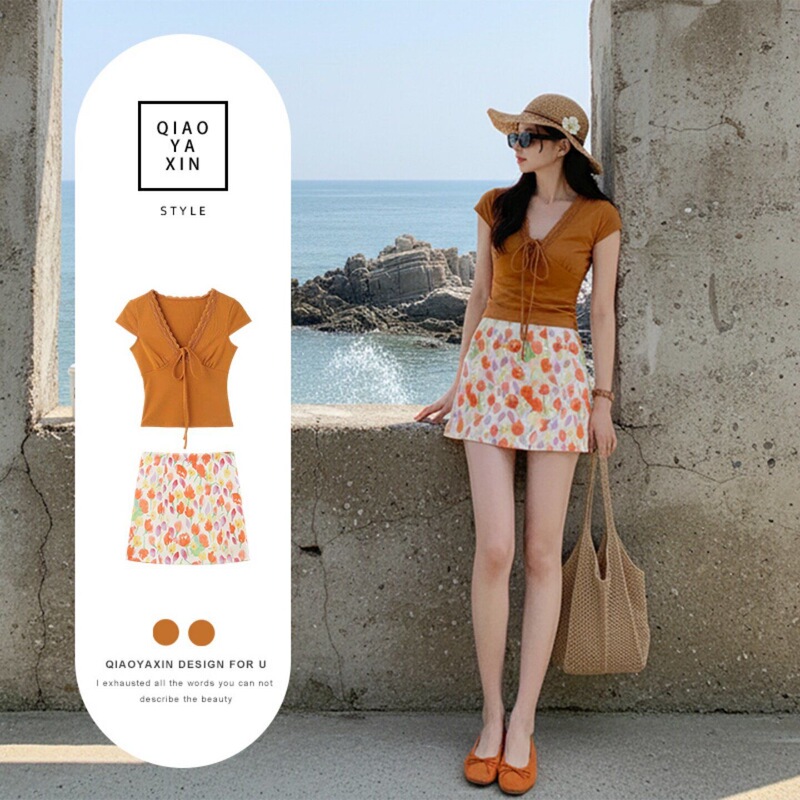 Summer dopamine gorgeous beautiful dress for women, new 2026 summer ootd outfit set