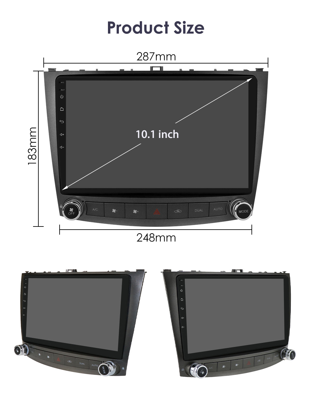 Cross-border Android navigation is suitable for 06-12 Lexus IS250 central control large screen car navigation all-in-one