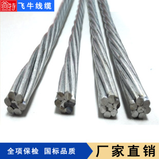 Feiniu GJ-100 galvanized steel strand ground wire manufacturers produce spot supply of high temperature resistance and corrosion resistance