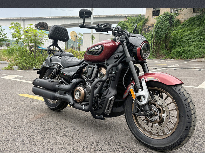 Suitable for Wuji Cu625 Motorcycle Bumper, Anti-Fall Guard Bar, Shift Lever, Folding Backrest, Side Bag, and Rack Modification