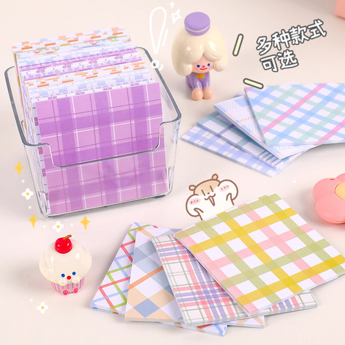 Luhao Cartoon Post-it Notes Tearable Notes Planner Cute Message Notes for Students Girls Memo Book Wholesale
