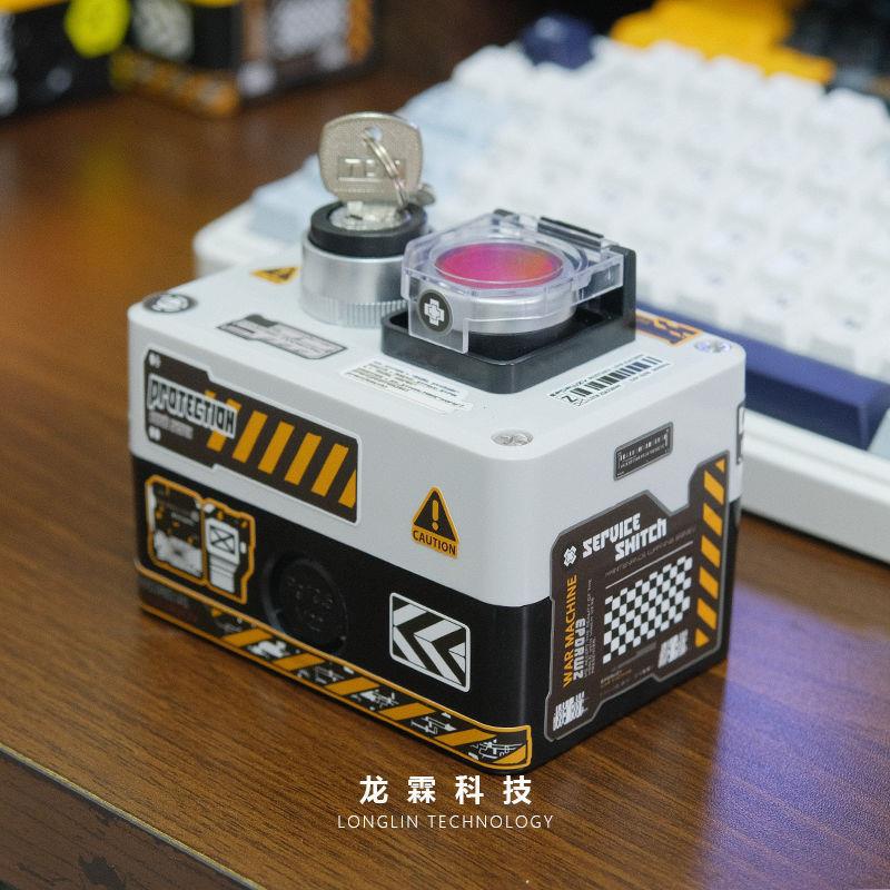 无线电脑主机机箱开关机按钮米家远程按键桌面外置重大决策双开关