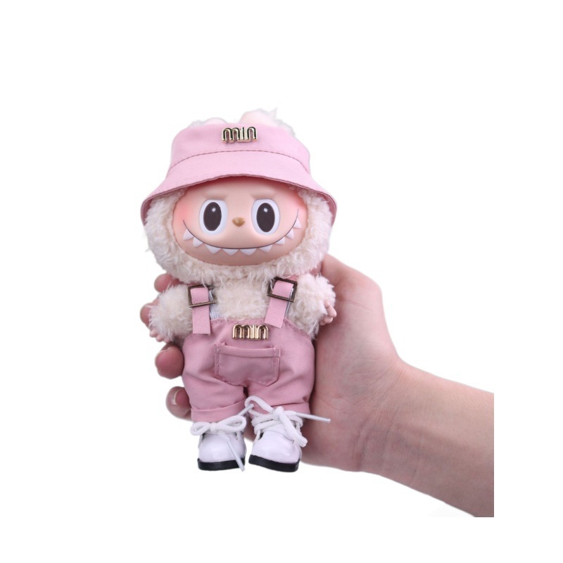 服のみ 17 センチメートルラブブ人形は服を着ることができます LABUBU 着用可能な交換用スポーツとレジャースーツ卸売|undefined