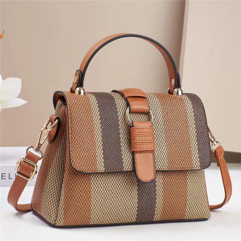 Bolsas multicapa de color contrastante bolsas de mano casuales versátiles bolsas de hombro de viaje de moda simple bolsas transfronterizas