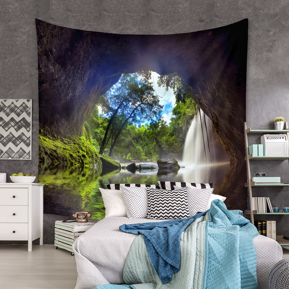 Fashion Landscape Wall Decoration Cloth Tapestry Wholesale Nihaojewelry display picture 61