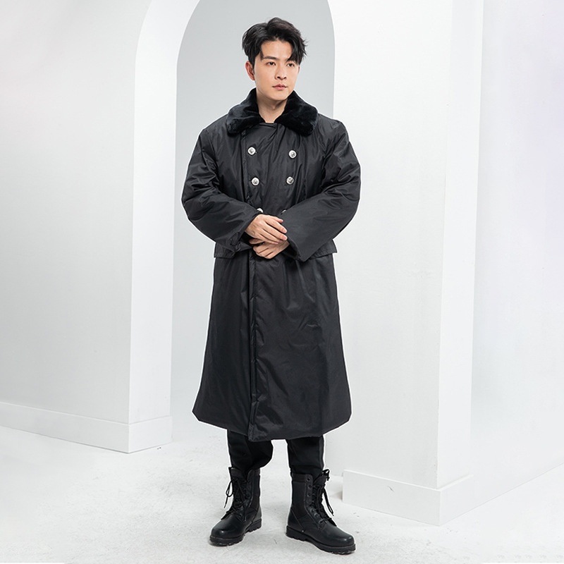 방수 네이비 블루 실크 안감