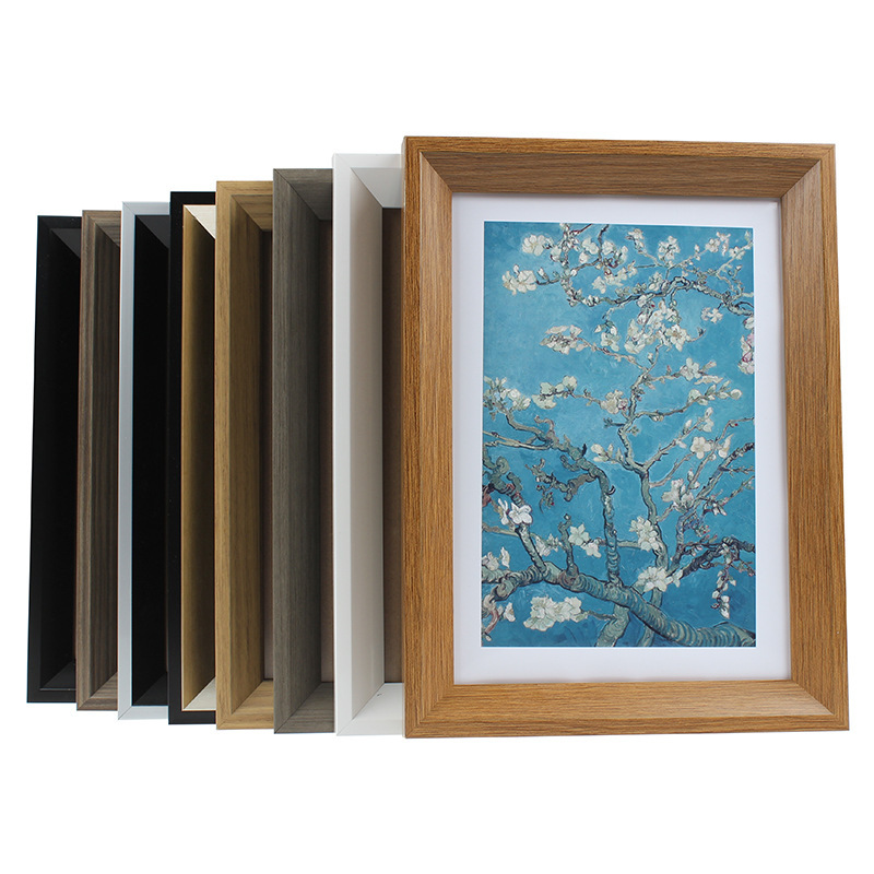 Thickened Business License Photo Frame Display Stand for Honorary Certificates, 16inch Open 8 Wall-Mounted Cardboard Picture Frames, Mirror Frames, Calligraphy and Painting Wooden Frames