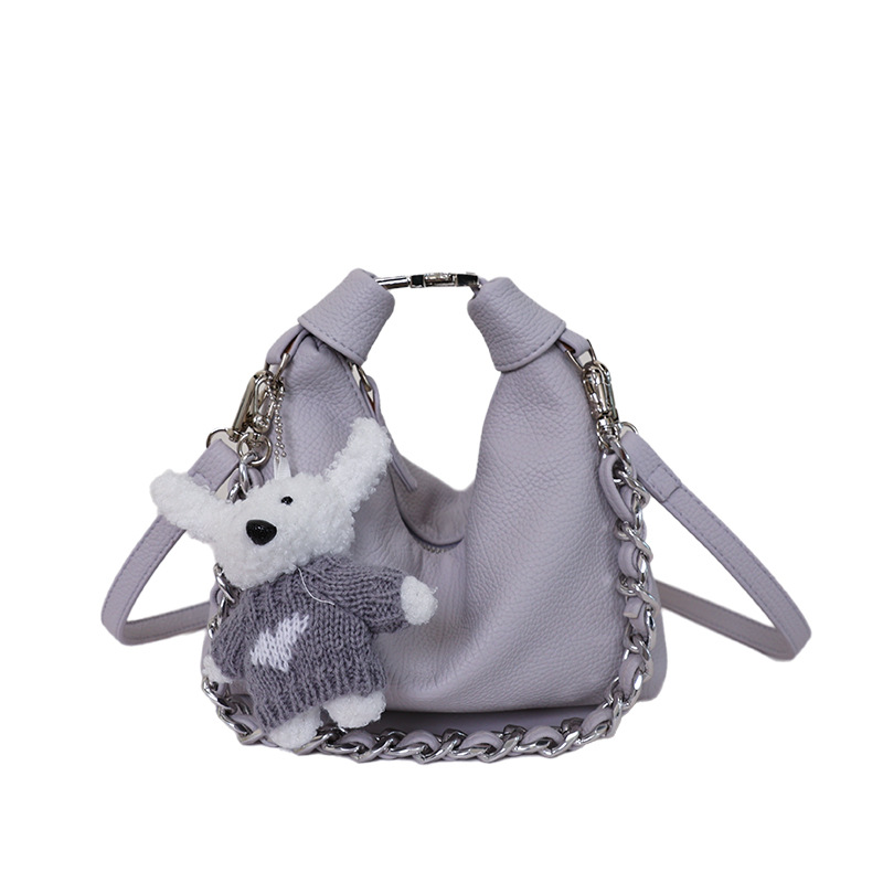 Korean Style Designer Damentasche Mit Kette Macaron Umhängetasche_voghion.com