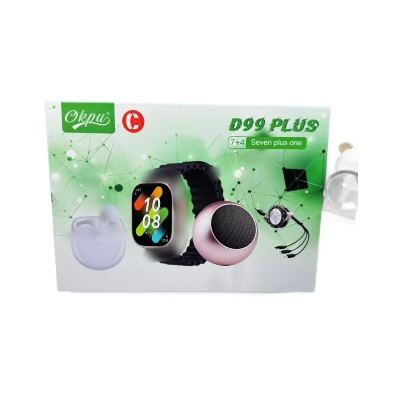 D99Plusスマートウォッチ10-in-1セットbluetooth通话心拍计ステップ睡眠健康モニタリングスポーツ腕时计|undefined