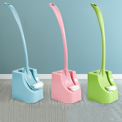 Home Daily thickening Plastic Long handle Toilet brush originality TOILET Strength Two-sided Dead space Use Toilet brush