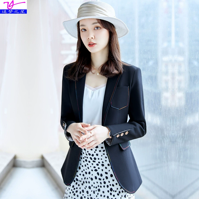 Demi-season classic suit jacket for leisure, fashionable overall, 2021 years