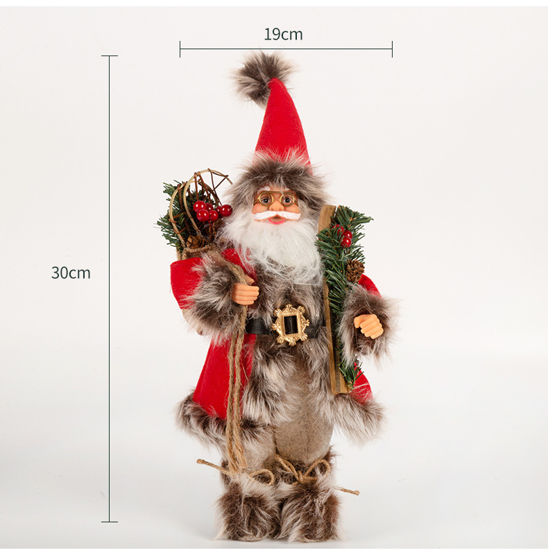 Navidad Moda Santa Claus Pvc Paño Adornos Fiesta 1 Pieza display picture 1