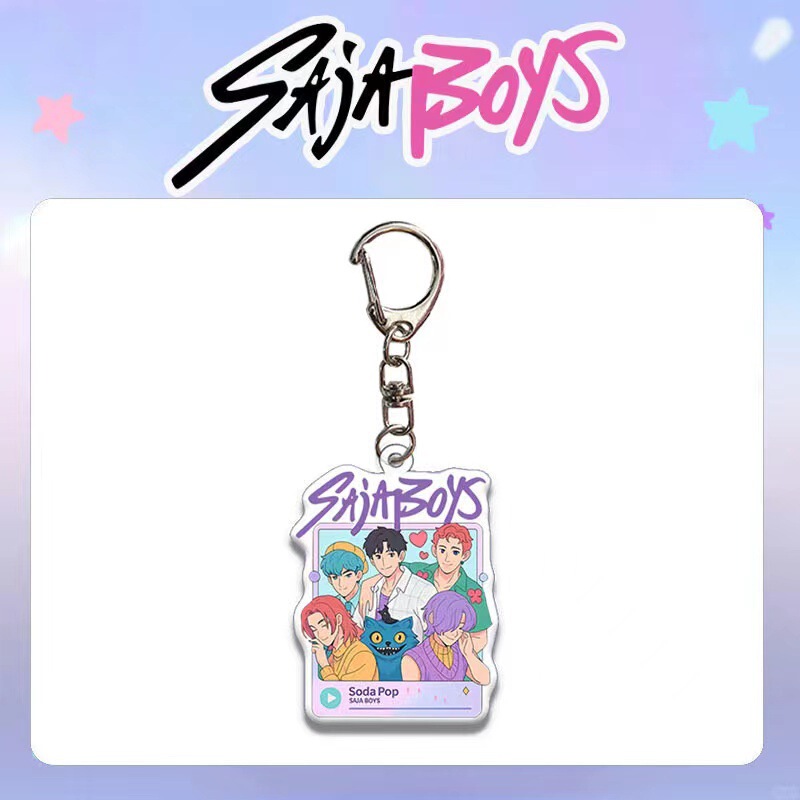 Sajaboy猎魔男团 亚克力钥匙扣  包包挂件 配件饰品 kpop明星周边|undefined