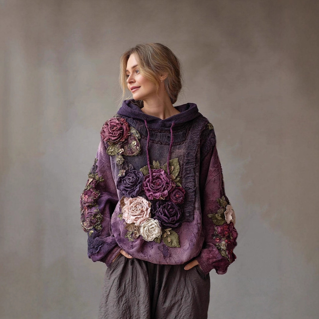 2025 New Cross-Border Amazon Autumn and Winter Women's Long-Sleeved Hooded Sweatshirt Pullover Loose Casual Top for Women