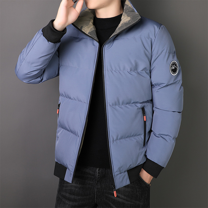 Ropa de invierno de algodón de hombre grande hombre corto de algodón grueso hombre chaqueta cálida coreana chaqueta de algodón de moda hombre chaqueta superior