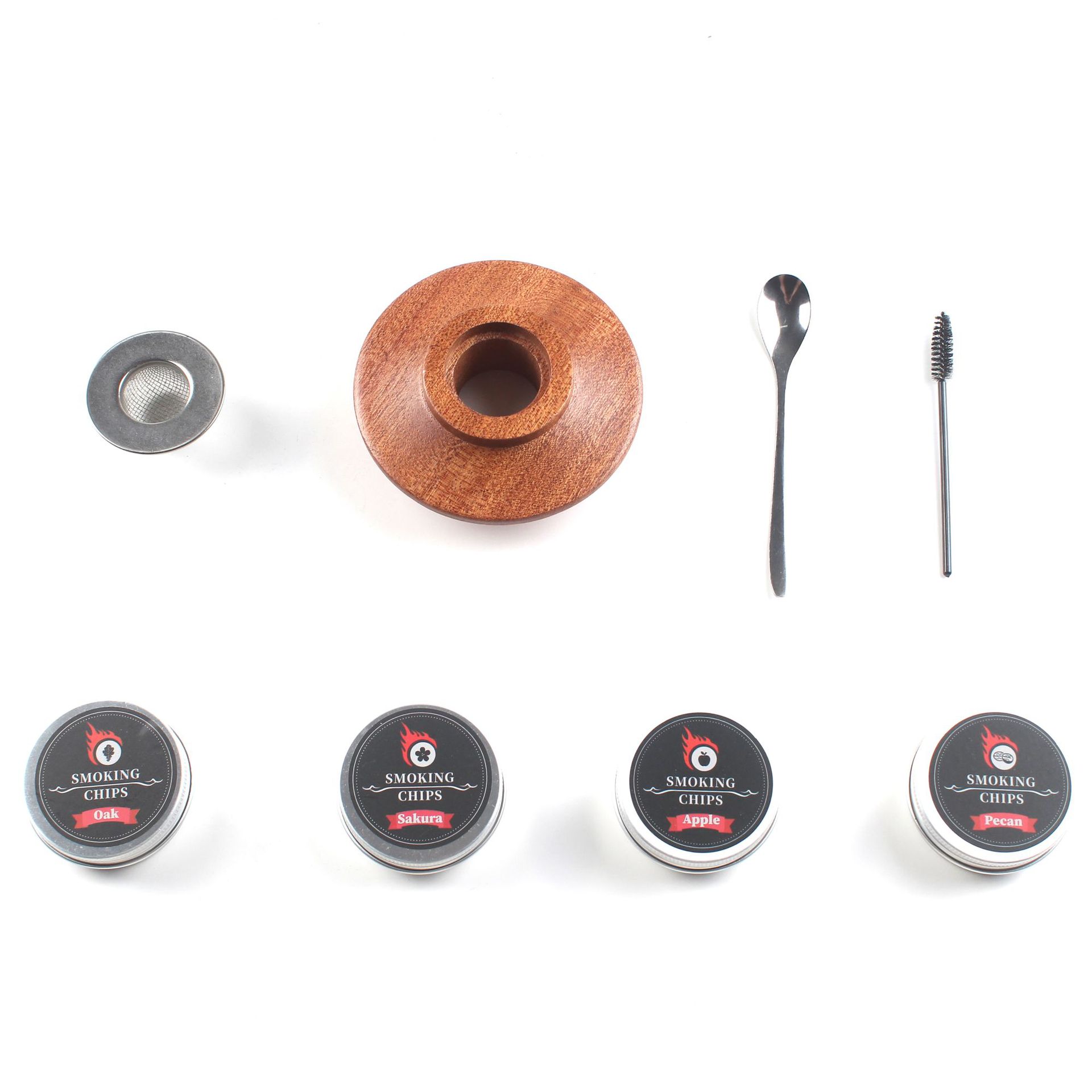 Spot Amazon Smoke Smoke Cubierta de madera Smoke Múltiples sabores Smoke Set de madera Smoke Cocktail