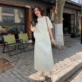 奶乎乎套装裙两件套女夏盐系轻熟绝美洋气爆款两件套小个子学院风
