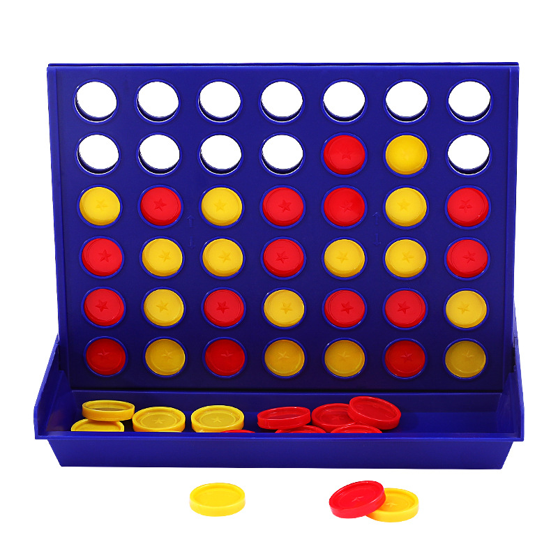 Diversión tridimensional de cuatro piezas de ajedrez Gravedad de cinco piezas de ajedrez para niños juguetes de ajedrez educativos juego de mesa doble entre padres e hijos