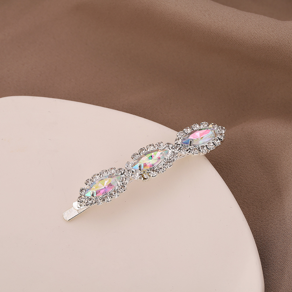 Style Simple Géométrique Strass Incruster Strass Pince À Cheveux 1 Pièce display picture 6