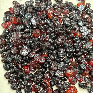 Shenzhen Songgang Factory Outlet Exquisite Amber Beeswax Natural Blood Purple Pendant Any Match